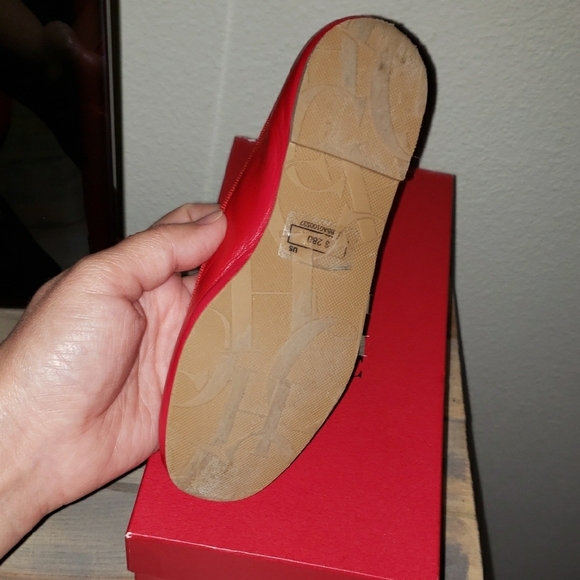 Red Ballet Flats - Picture 2 of 5